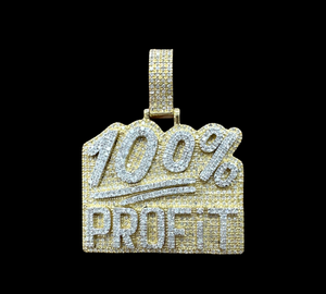 10KT Diamond Pendant, 100% PROFIT ,Brand New (With Tags), (1.30CT)