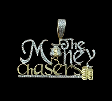 Load image into Gallery viewer, 10KT Diamond Pendant,THE MONEY CHASERS,Brand New (With Tags), (.38CT)
