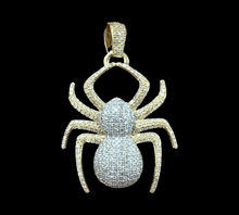 Load image into Gallery viewer, 10KT Diamond Pendant,2-TONE SPIDER ,Brand New (With Tags), (1.00CT)

