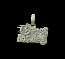 Load image into Gallery viewer, 10KT Diamond Pendant, FAST MONEY Brand New (With Tags), (.94CT)
