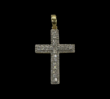 Load image into Gallery viewer, 10KT Yellow Gold Diamond Cross, Brand New (With Tags) (1.54CT)
