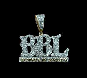 10KT Diamond Pendant, BBL (Brother By Loyalty), Brand New (With Tags), (1.35CT)