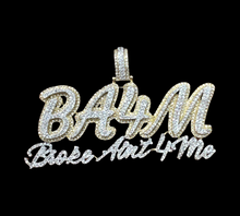 Load image into Gallery viewer, 10KT Diamond Pendant, BA4M (BROKE AINT 4 ME), Brand New (With Tags), (1.99CT)
