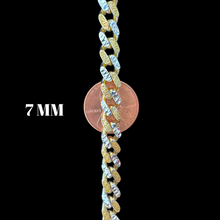 Load image into Gallery viewer, 14KT 2-Tone Monaco Greek Design Necklace - 7/9MM
