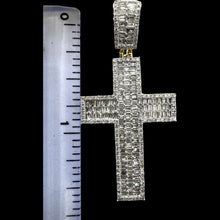 Load image into Gallery viewer, 10KT Diamond Cross Pendant, Brand New (With Tags)(0.90CT)
