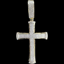 Load image into Gallery viewer, 10KT Diamond Cross Pendant, Brand New (With Tags)(0.46CT)
