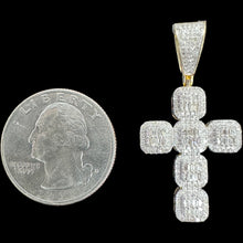 Load image into Gallery viewer, 10KT Diamond Cross Pendant, Brand New (With Tags)(0.66CT)
