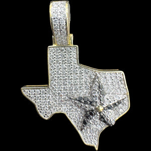 10KT Diamond Texas Pendant, Brand New (With Tags)(1.03CT)