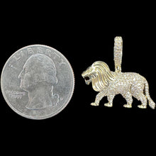 Load image into Gallery viewer, 10KT Diamond Lion Pendant, Brand New (With Tags)(0.47CT)
