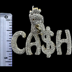 10KT Diamond Cash Pendant, Brand New (With Tags)(1.25CT)