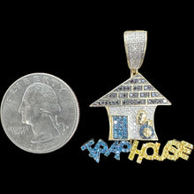Load image into Gallery viewer, 10KT Diamond Trap House Pendant, Brand New (With Tags)(0.76CT)
