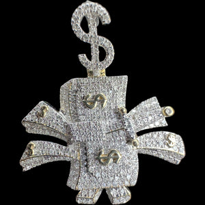 10KT Diamond Money Pendant, Brand New (With Tags)(0.65CT)