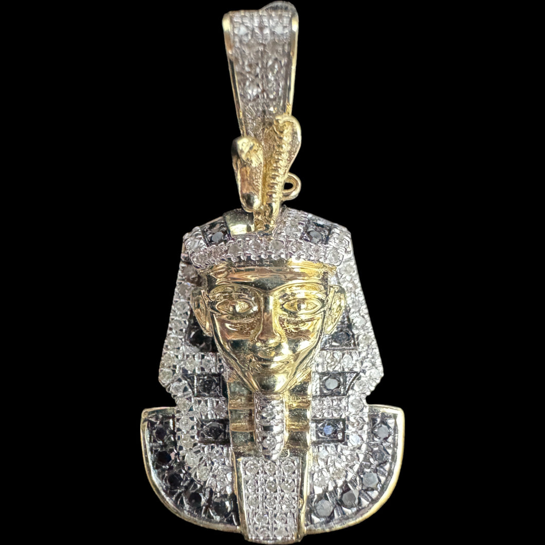 10KT Diamond Pharaoh Pendant, Brand New (With Tags)(0.35CT)