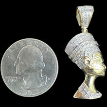 Load image into Gallery viewer, 10KT Diamond Nefertiti Pendant, Brand New (With Tags)(0.25CT)

