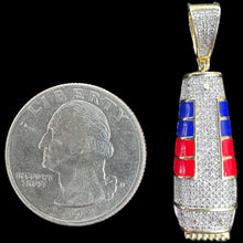 Load image into Gallery viewer, 10KT Diamond Barber Clipper Pendant, Brand New (With Tags)(0.38CT)
