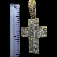 Load image into Gallery viewer, 10KT Diamond Cross Pendant, Brand New (With Tags)(1.22CT)
