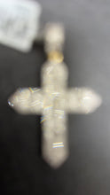 Load and play video in Gallery viewer, 10KT Diamond Cross Pendant, Brand New (With Tags)(0.90CT)
