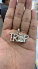 Load and play video in Gallery viewer, 10KT Diamond Pendant, TRAP HOUSE, Brand New (With Tags), (.90CT)
