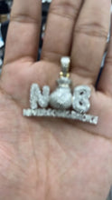 Load and play video in Gallery viewer, 10KT Diamond Pendant, NGB NEVER GOING BROKE ,Brand New (With Tags), (1.49CT)
