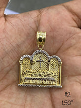 Load image into Gallery viewer, 10KT 2-Tone Pave Last Supper Pendant (3 Sizes)
