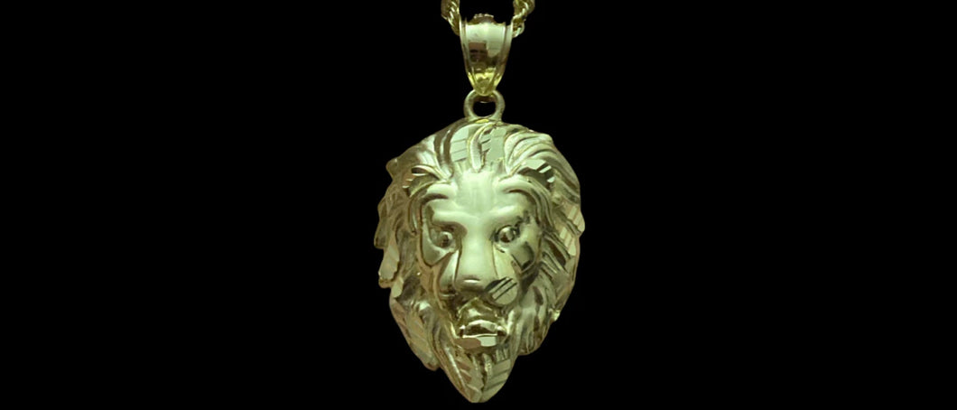 10Kt Lion with 4mm 18”