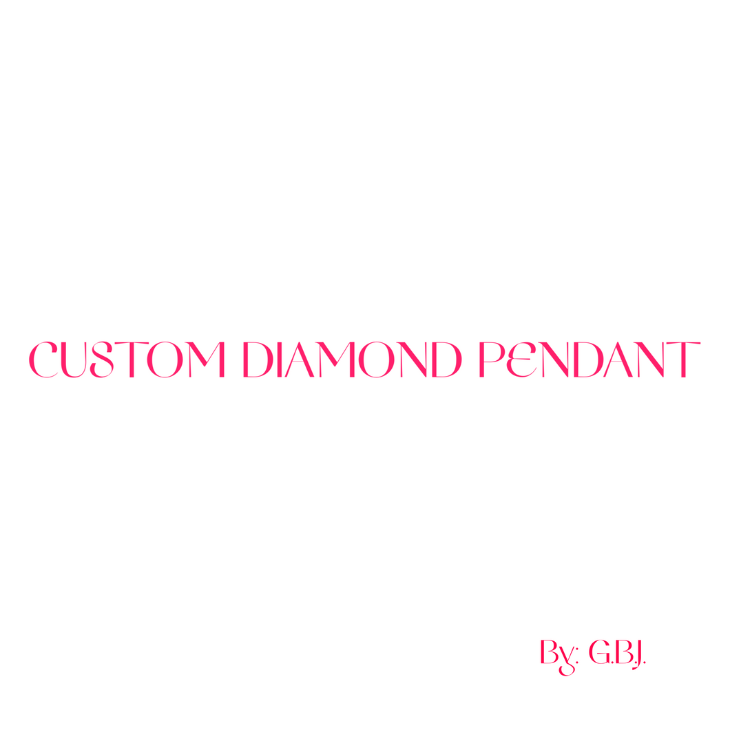 $250 CAD & Custom Deposit (NON-REFUNDABLE) - CONTACT ON IG @ goldblingjewelry Before Ordering