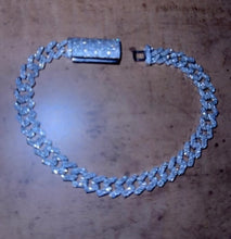 Load image into Gallery viewer, 10KT White Gold 8mm Miami Cuban 8.5” Diamond Bracelet With Custom Lock

