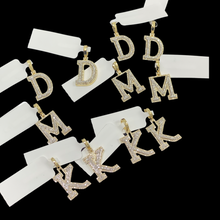 Load image into Gallery viewer, 10KT 2-Tone &amp; 3-D Diamond Initials (A-Z)
